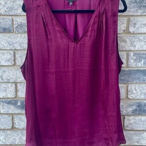 XXL Banana Republic Satin Top - Purple Plum